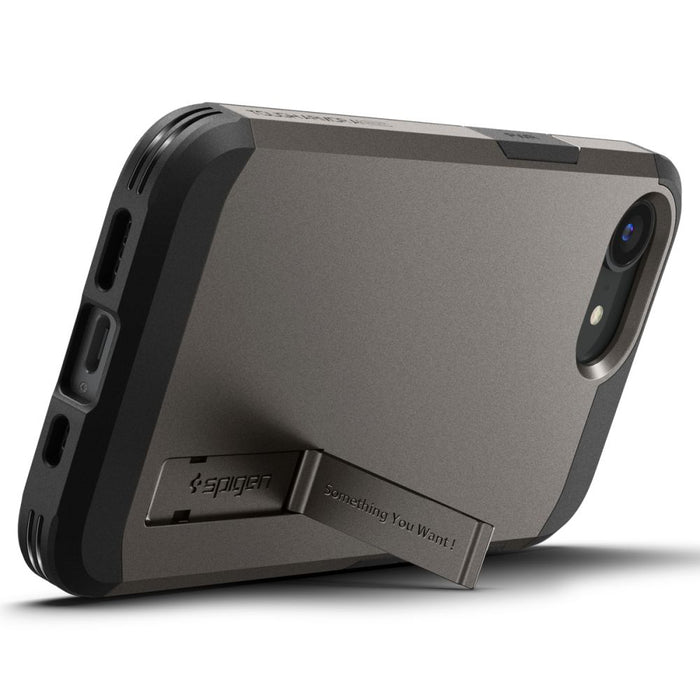 Spigen Tough Armor Case with MagSafe for iPhone 16e / 17e with Stand - Gray