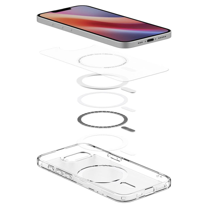 Spigen Ultra Hybrid MagSafe Case for iPhone 16e / 17e - White, Translucent
