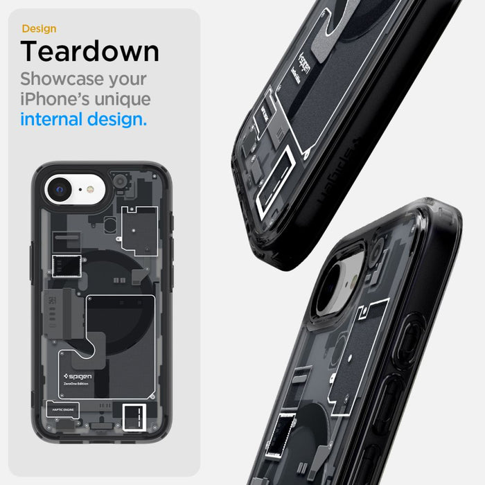 Spigen Ultra Hybrid MagSafe Case for iPhone 16e / 17e Zero One - Black
