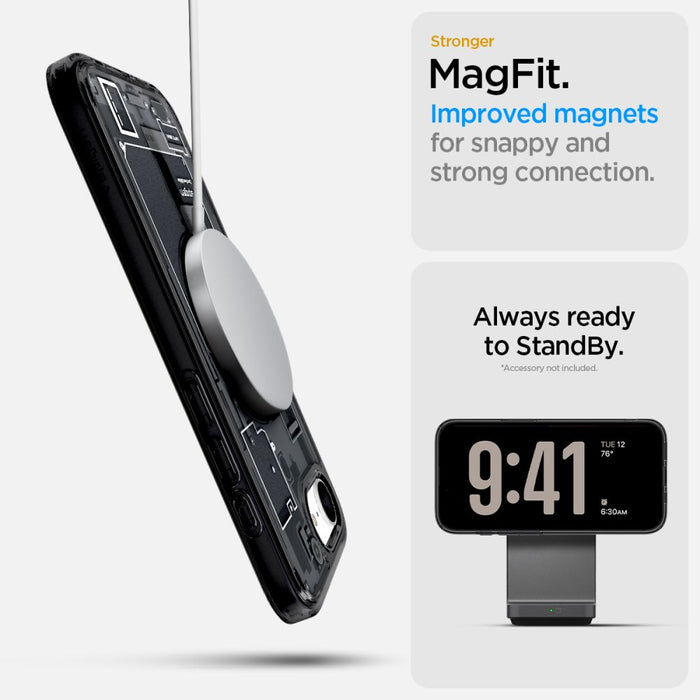Spigen Ultra Hybrid MagSafe Case for iPhone 16e / 17e Zero One - Black