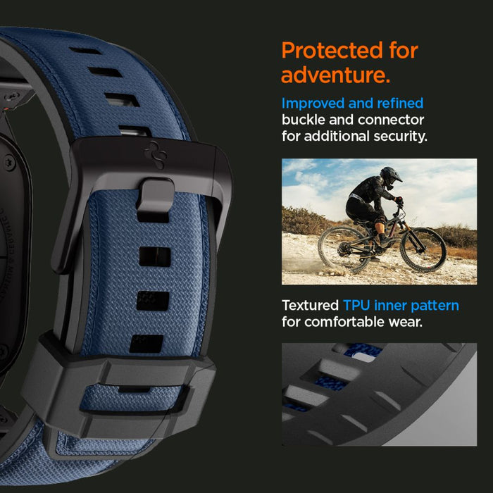 Spigen DuraPro Armor Strap for Apple Watch 44 / 45 / 46 / 49 mm - Navy Blue