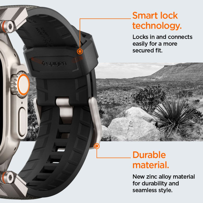 Spigen DuraPro Armor Strap for Apple Watch 44 / 45 / 46 / 49 mm - Gray