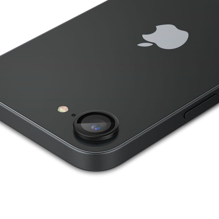 Spigen Optik Pro GLAS.TR "Ez Fit" Camera Cover 2-pack for iPhone 16e / 17e - Black