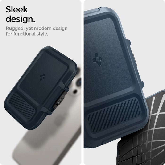 Spigen Lock Fit MagSafe Card Case - Navy Blue