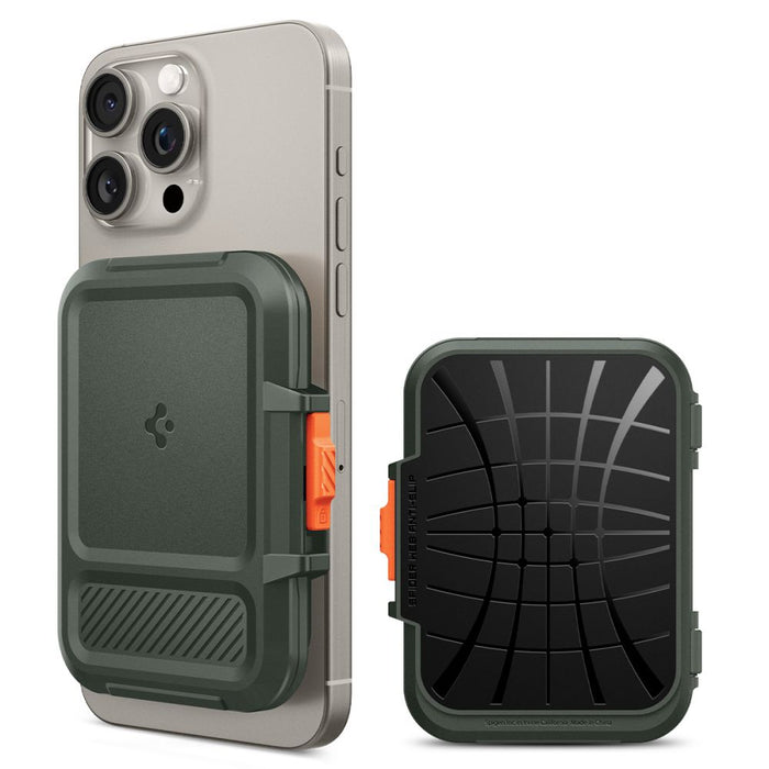Spigen Lock Fit MagSafe Card Case - Green