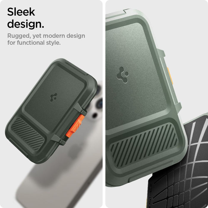 Spigen Lock Fit MagSafe Card Case - Green
