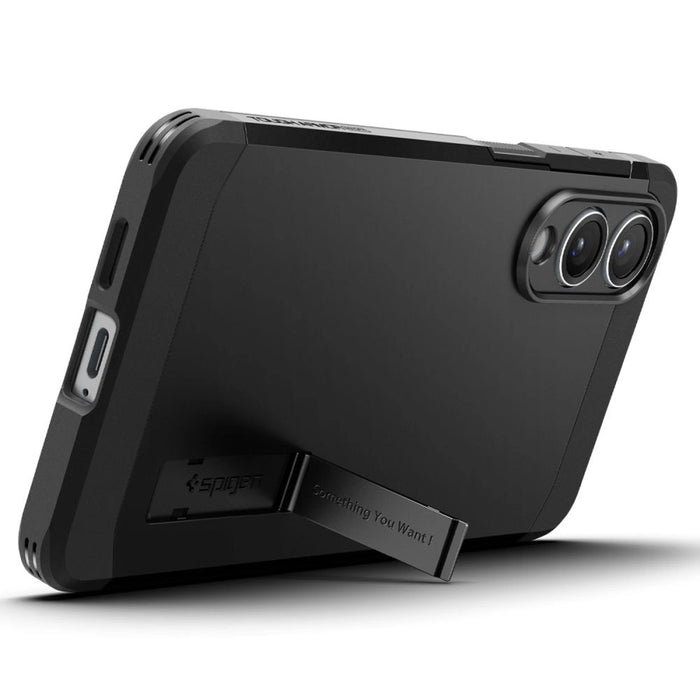 Spigen Tough Armor MagSafe case for Samsung Galaxy S25 Edge - black