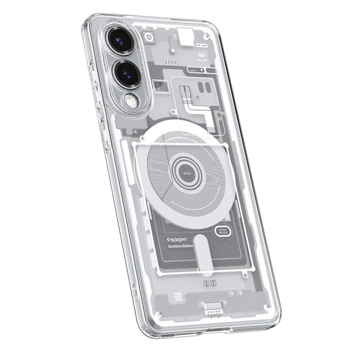 Spigen Ultra Hybrid Mag Case with MagSafe for Samsung Galaxy S25 Edge with Print - White