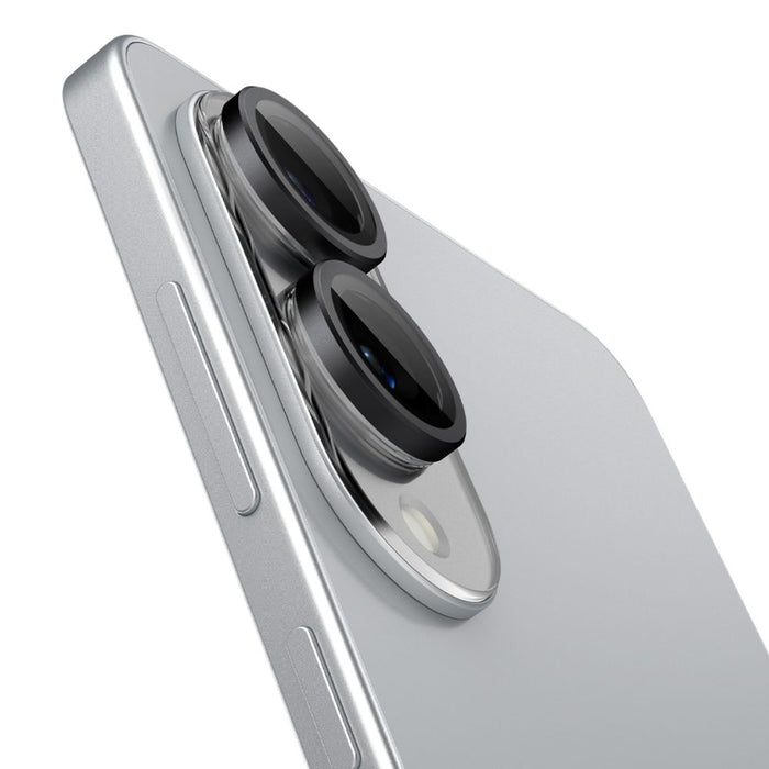 Spigen Optik Pro GLAS.TR "Ez Fit" 2-pack Camera Cover for Samsung Galaxy S25 Edge - Black