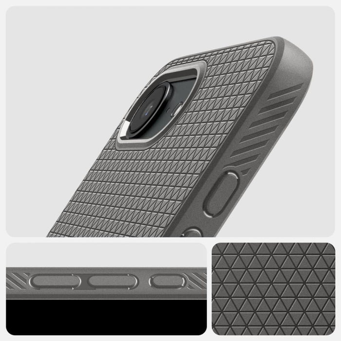 Spigen Liquid Air Case for iPhone 16e / 17e - Gray