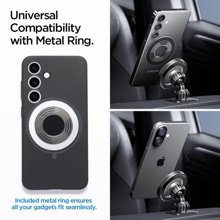 Spigen MFT13 MagSafe Car Holder for Cockpit or Air Vent - Silver