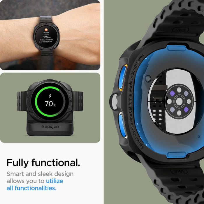 Spigen Liquid Air Case for Samsung Galaxy Watch 8 44mm - Matte Black