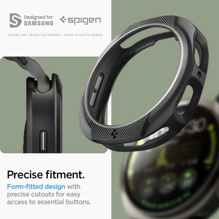 Spigen Liquid Air Case for Samsung Galaxy Watch 8 44mm - Matte Black