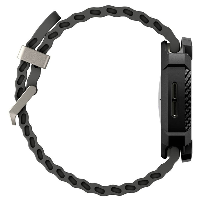 Spigen Rugged Armor Case for Samsung Galaxy Watch 8 40mm - Matte Black