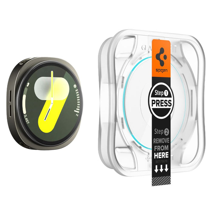 Spigen Glas.TR ”Ez-Fit” Tempered Glass for Samsung Galaxy Watch 8 44mm - Transparent