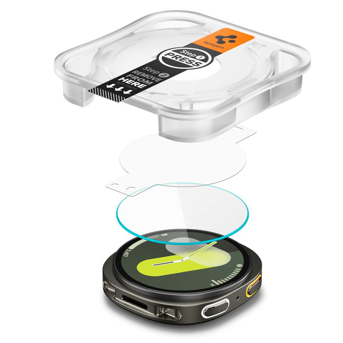 Spigen Glas.TR ”Ez-Fit” Tempered Glass for Samsung Galaxy Watch 8 44mm - Transparent