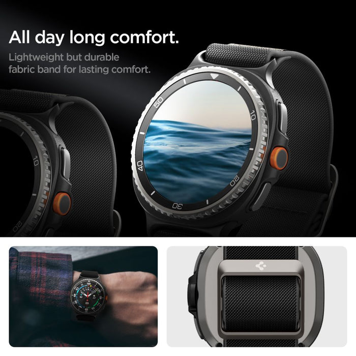 Spigen Fit Lite Strap for Samsung Galaxy Watch 40/44/46 mm - Black