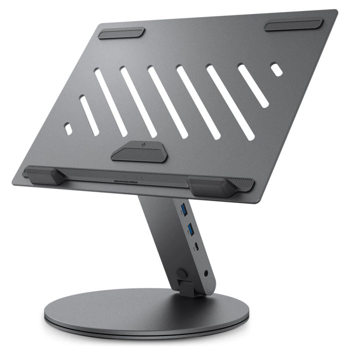 Spigen LD204H Stand + Hub 6-in-1 - Gray