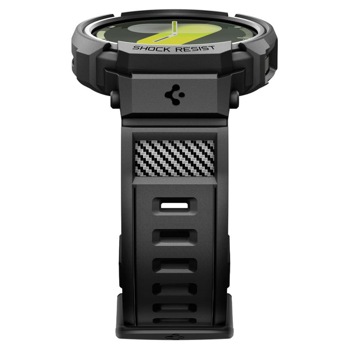 Spigen Rugged Armor Pro Strap for Samsung Galaxy Watch 8 44mm - Matte Black