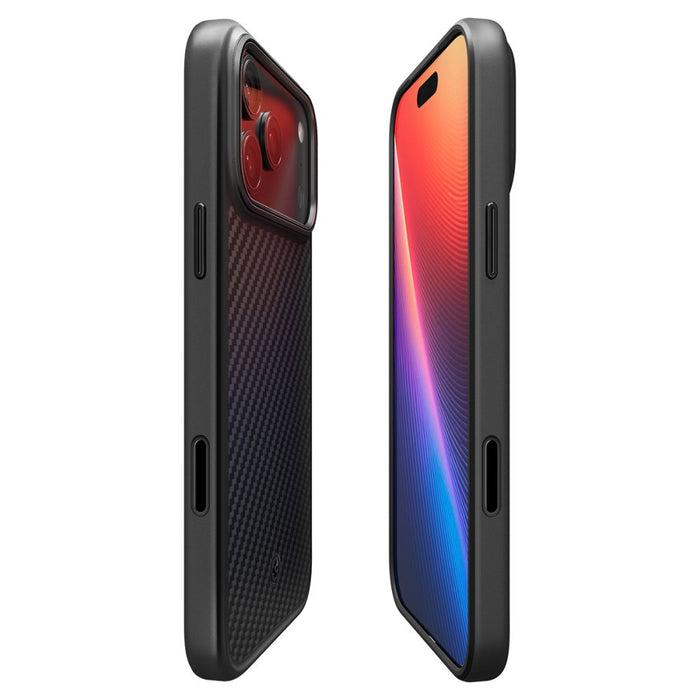 Spigen Enzo Aramid "T" MagSafe case for iPhone 17 Pro - black