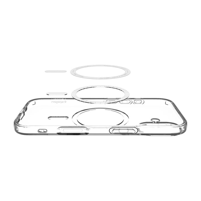 Spigen Liquid Crystal MagSafe Case for iPhone 17 - Clear and White