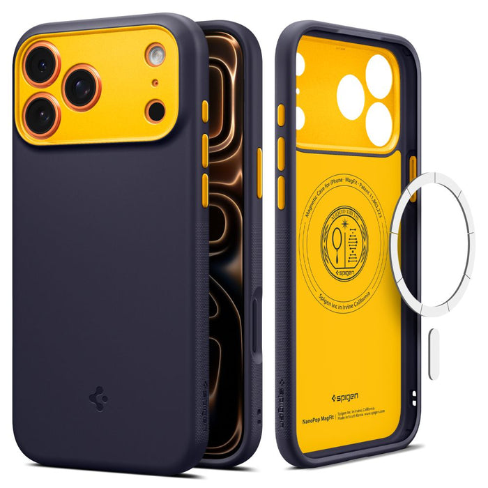 Spigen Nano Pop MagSafe Case for iPhone 17 Pro Max - Navy Blue