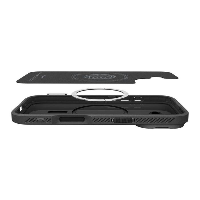 Spigen Optik Armor MagSafe case for iPhone 17 - black