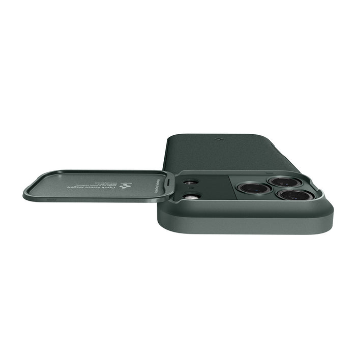 Spigen Optik Armor MagSafe Case for iPhone 17 Pro Max - Green