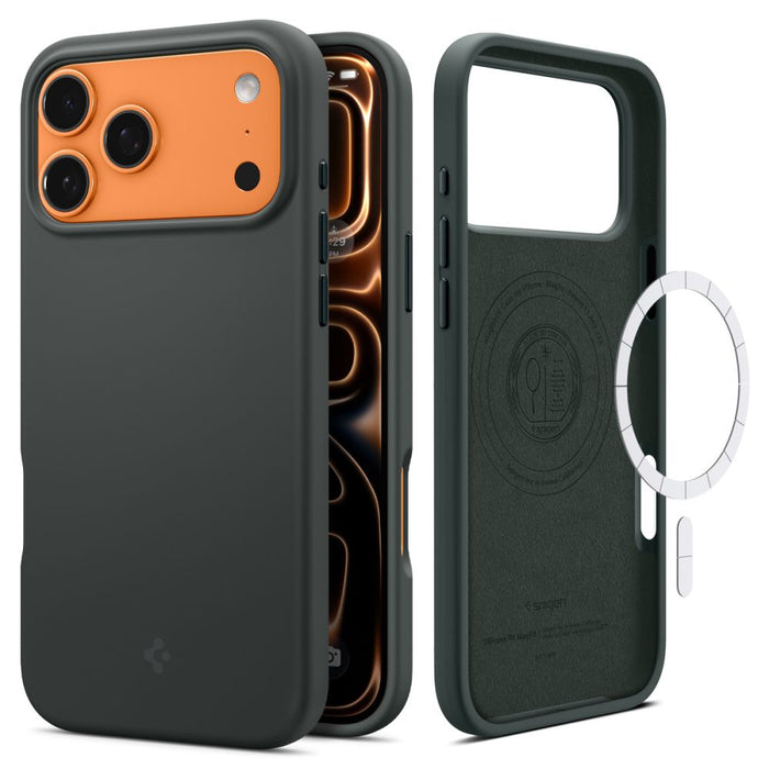 Spigen Silicone Fit MagSafe Case for iPhone 17 Pro Max - Green
