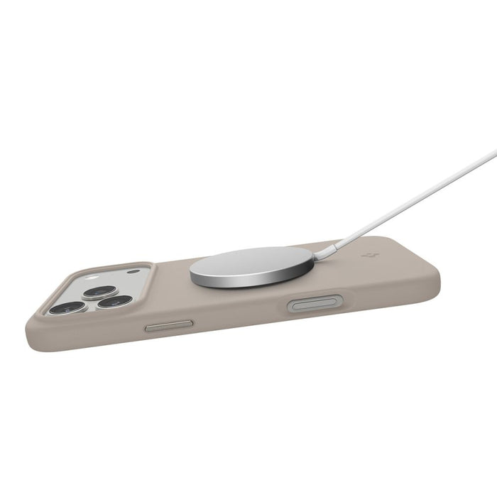 Spigen Silicone Fit MagSafe Case for iPhone 17 Pro Max - Gray