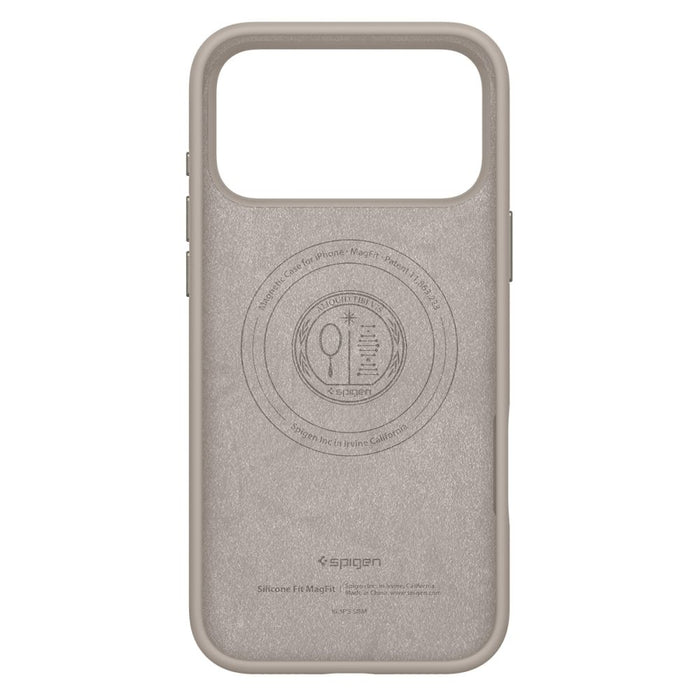 Spigen Silicone Fit MagSafe Case for iPhone 17 Pro Max - Gray