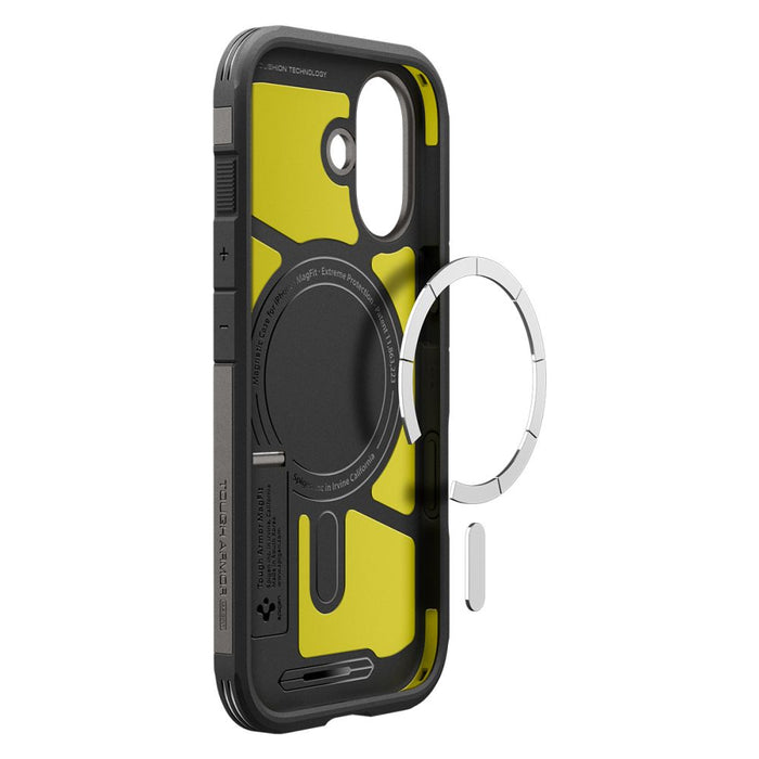 Spigen Tough Armor "T" MagSafe Case for iPhone 17 - Gray