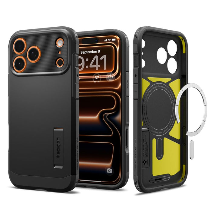 Spigen Tough Armor "T" MagSafe case for iPhone 17 Pro Max - black