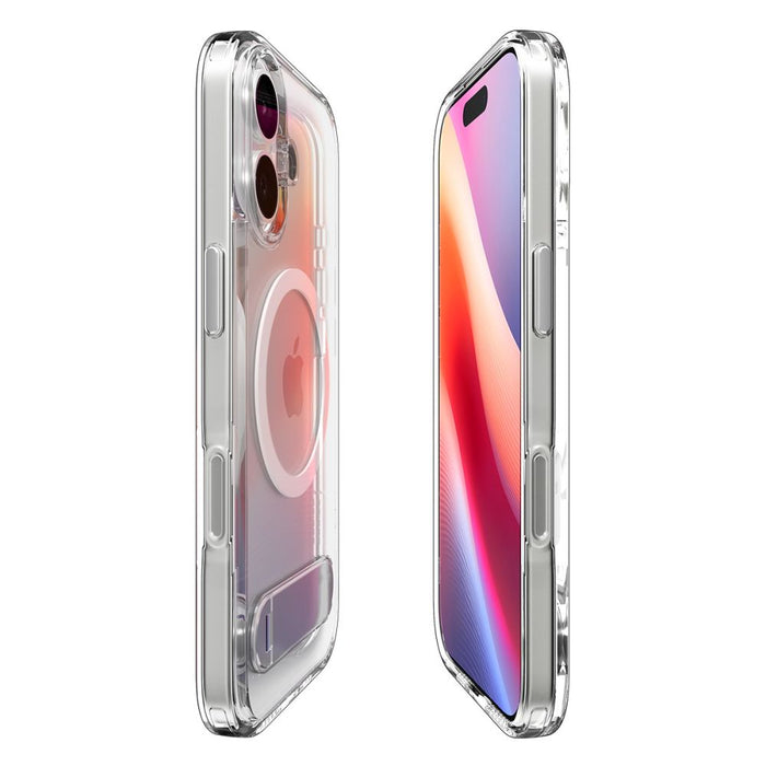 Spigen Ultra Hybrid "S" MagSafe Case for iPhone 17 - Clear and White