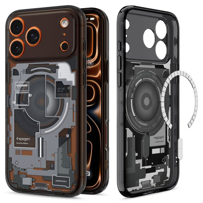 Spigen Ultra Hybrid MagSafe Case for iPhone 17 Pro Zero One - Black