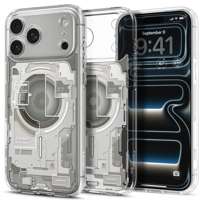 Spigen Ultra Hybrid MagSafe case for iPhone 17 Pro Zero One - titanium