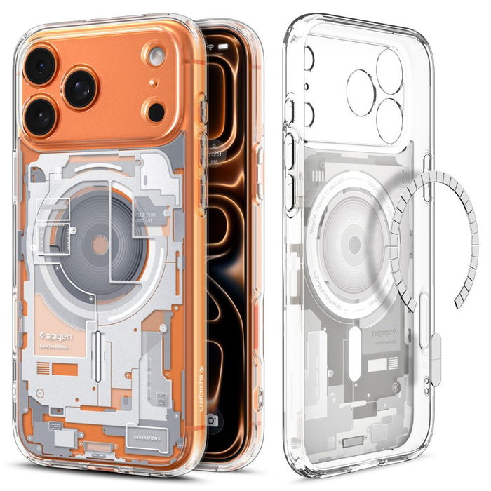 Spigen Ultra Hybrid MagSafe Case for iPhone 17 Pro Zero One - White