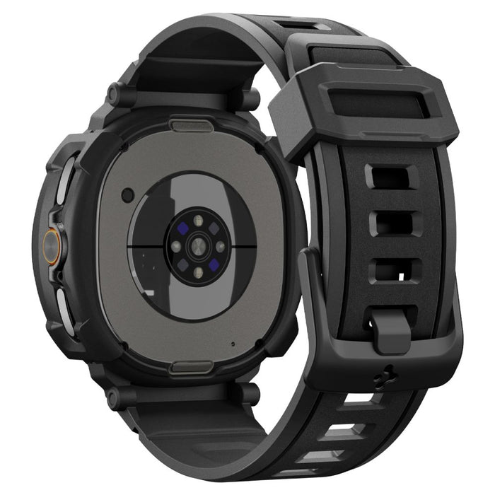 Spigen Rugged Armor Pro Strap for Samsung Galaxy Watch 8 Classic 46mm - Matte Black