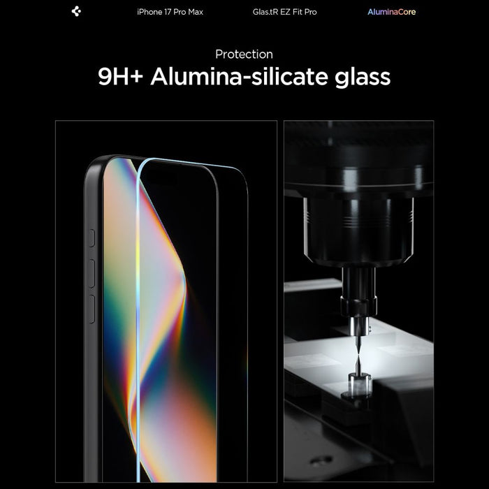 Spigen Glas.TR EZ Fit Pro Tempered Glass for iPhone 16 Pro Max / 17 Pro Max - Transparent