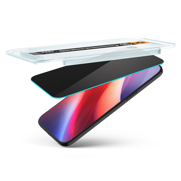 Spigen Glas.TR EZ Fit 2-pack privacy glass for iPhone 17 Air