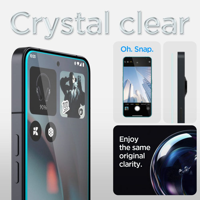 Spigen Glas.TR EZ Fit Tempered Glass 2-pack for Nothing Phone 3 - Transparent