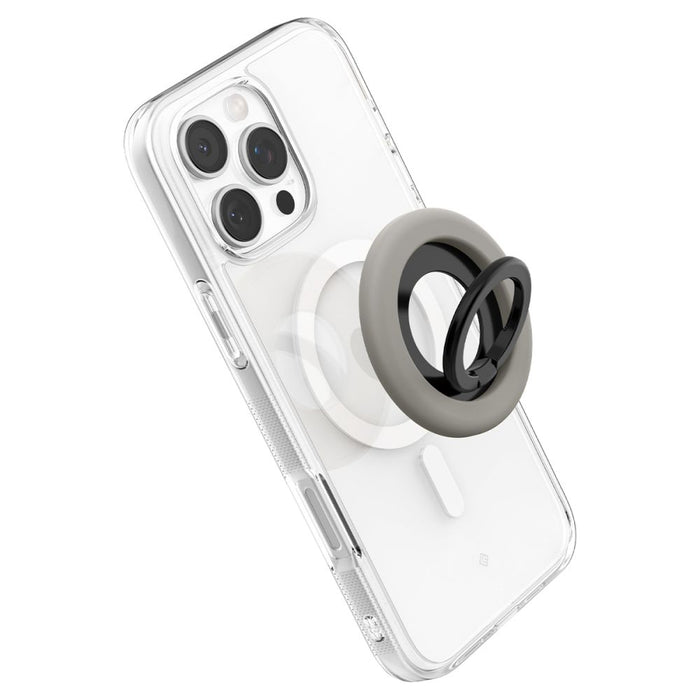 Spigen Nano Pop MagSafe Magnetic Ring for Phone - Gray and Black