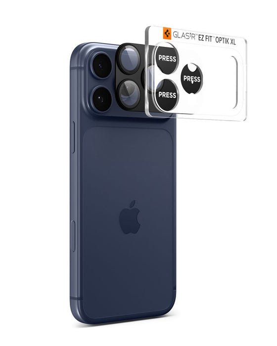 Spigen Optik Pro XL Camera Lens Glass for iPhone 17 Pro - Black