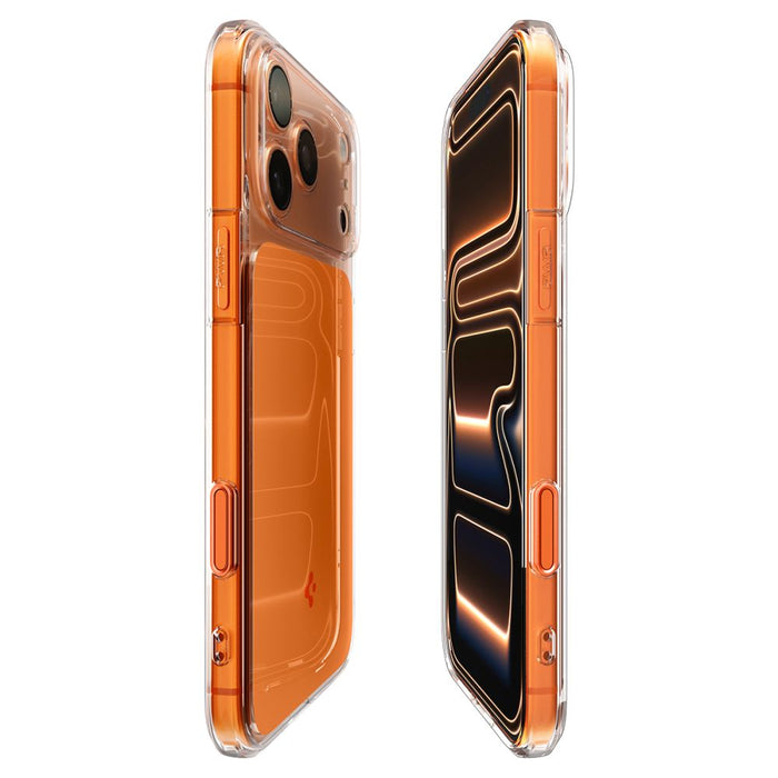 Spigen Thin Fit MagSafe Case for iPhone 17 Pro Max - Clear Orange
