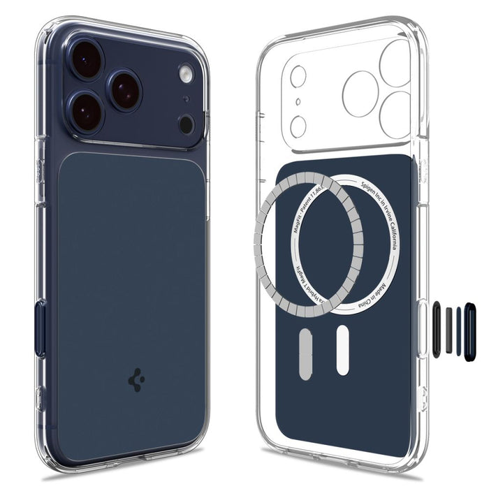 Spigen Thin Fit MagSafe Case for iPhone 17 Pro Max - Clear Navy Blue