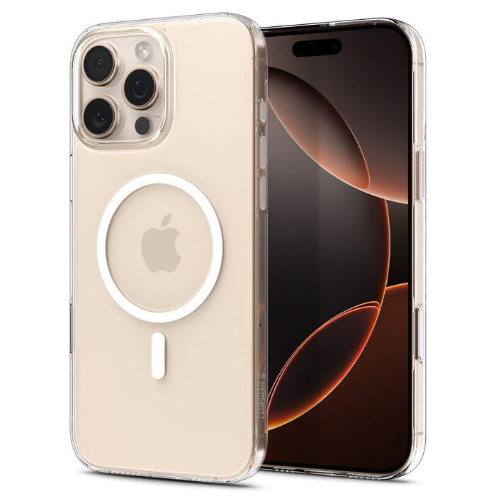 Spigen Thin Fit MagSafe Case for iPhone 16 Pro Max - Clear and White