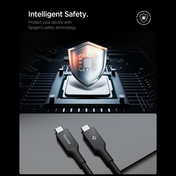 Spigen EB10020CC USB-C Cable 100W 200cm - Black