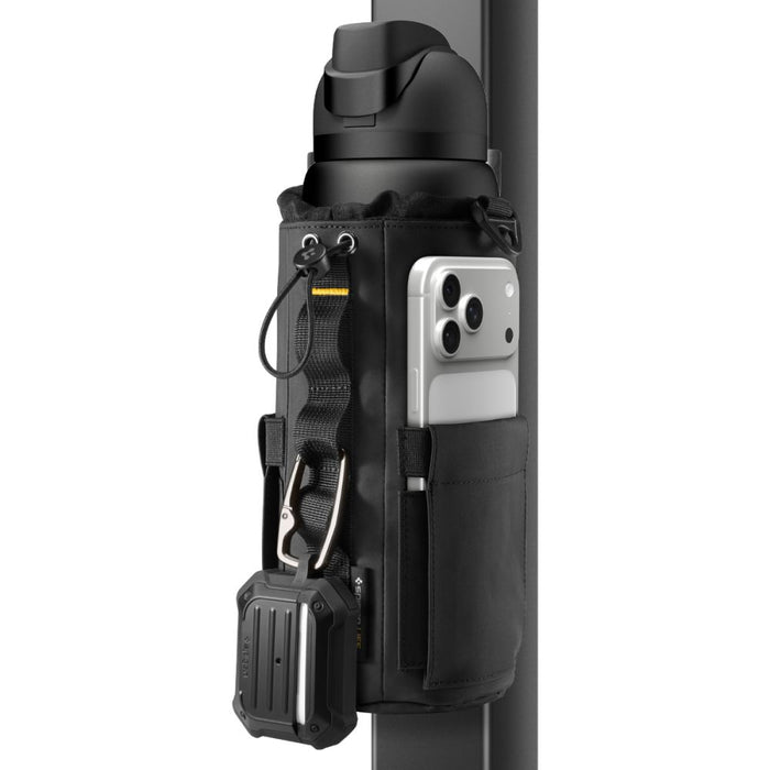 Spigen Tumbler Holder Bag Magnetic for Water Bottle, Phone, Keys - Black
