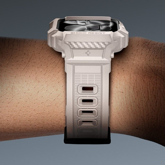 Spigen Rugged Armor Pro V2 Apple Watch Strap (46mm) - Beige