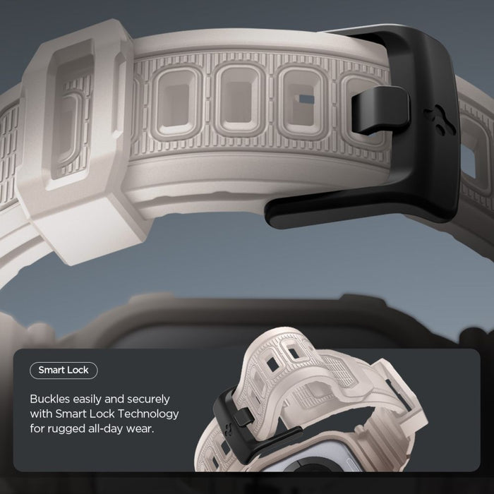 Spigen Rugged Armor Pro V2 Apple Watch Strap (46mm) - Beige